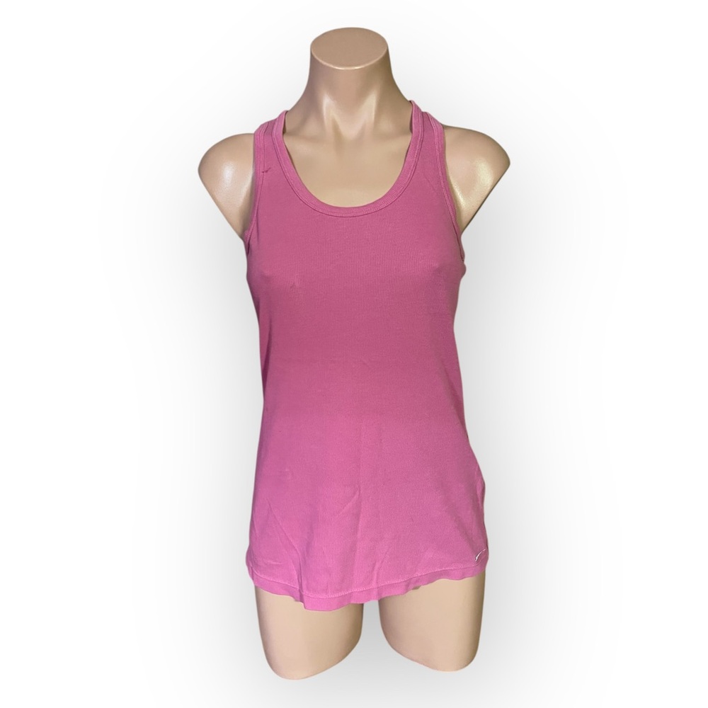 Nike Fit Dry Women’s Medium Pink Racerback Tank Top Small Flaw